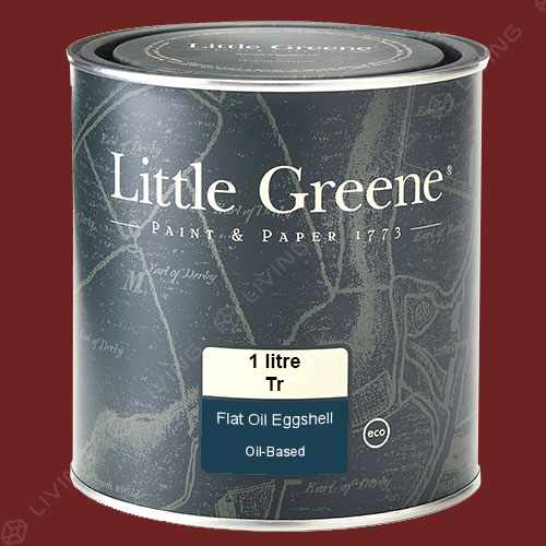 картинка Краска Little Greene Flat Oil Eggshell цвет Bronze Red №15 от LIVING