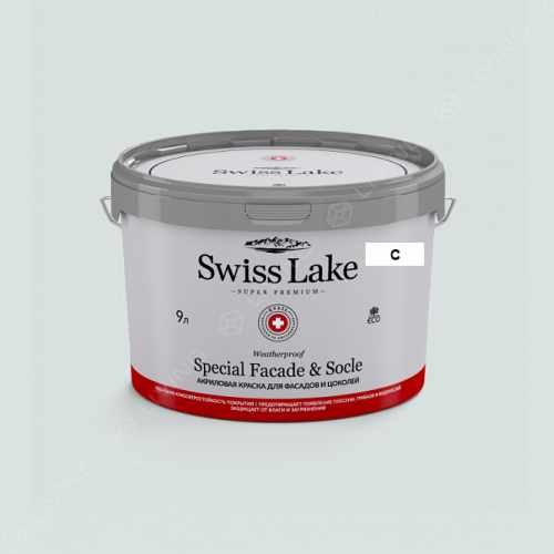 картинка Краска Swiss Lake Special Faсade & Socle цвет blissful blue №2271 от LIVING