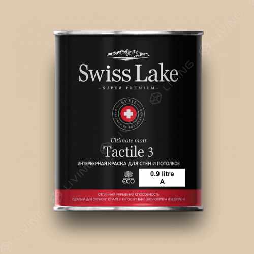 картинка Краска Swiss Lake Tactile 3 цвет sackcloth №409 от LIVING