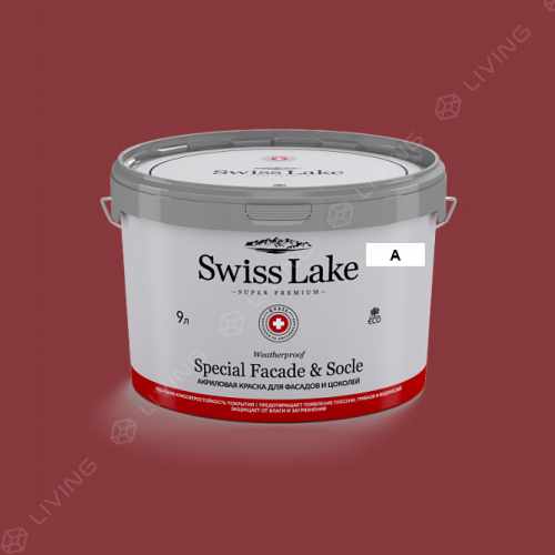 картинка Краска Swiss Lake Special Faсade & Socle цвет berry blast №1429 от LIVING