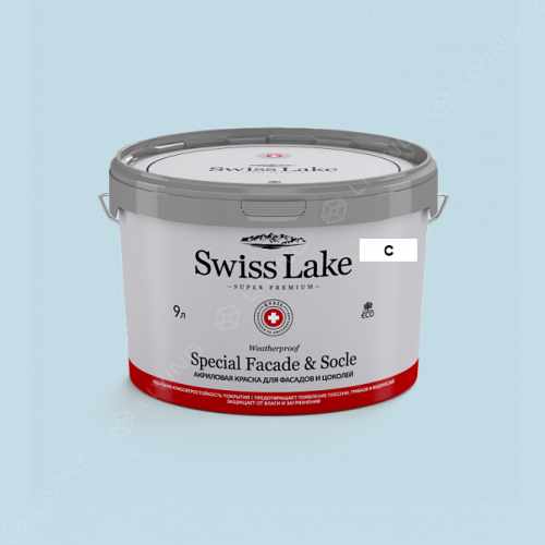 картинка Краска Swiss Lake Special Faсade & Socle цвет BLUE PHLOX №1990 от LIVING