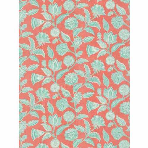 Ткань Trend, коллекция Echo Retreat Citrus / Coral, арт. 05133 Coral Aqua, Китай