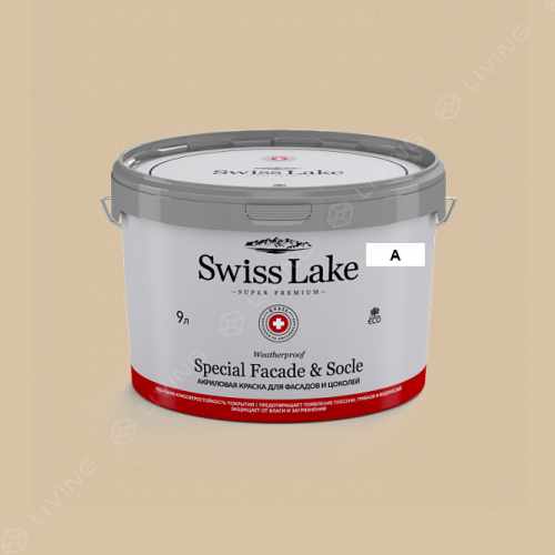 картинка Краска Swiss Lake Special Faсade & Socle цвет honey coffee №621 от LIVING