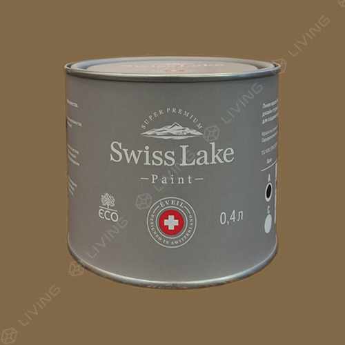картинка Краска Swiss Lake Wall Comfort 7 цвет Dull Gold №1100 от LIVING
