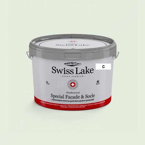 картинка Краска Swiss Lake Special Faсade & Socle цвет mantis green №2450 от LIVING