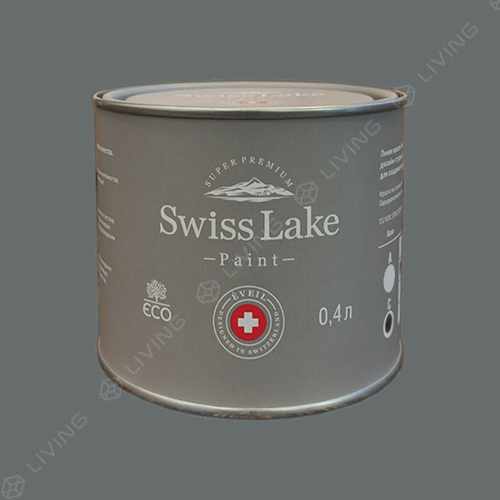 картинка Краска Swiss Lake Wall Comfort 7 цвет grizzle grey №2889 от LIVING
