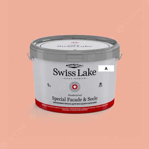 картинка Краска Swiss Lake Special Faсade & Socle цвет rosewood №1248 от LIVING