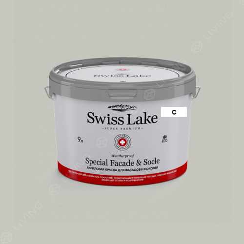 картинка Краска Swiss Lake Special Faсade & Socle цвет pussywillow №2864 от LIVING