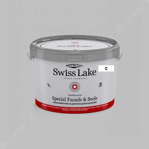 картинка Краска Swiss Lake Special Faсade & Socle цвет greek islands №2785 от LIVING