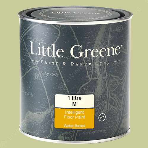 картинка Краска Little Greene Intelligent Floor Paint цвет Kitchen Green №85 от LIVING