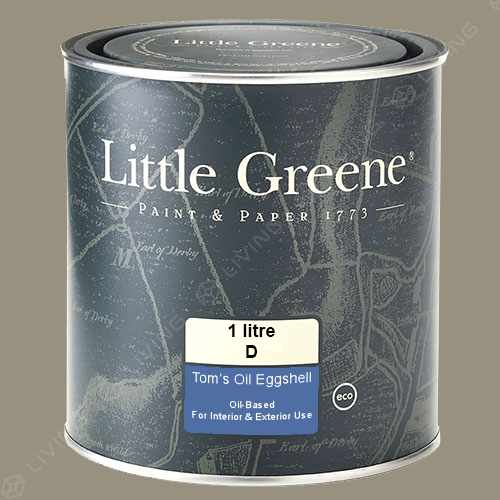 картинка Краска Little Greene Toms Oil Eggshell цвет Serpentine №233 от LIVING