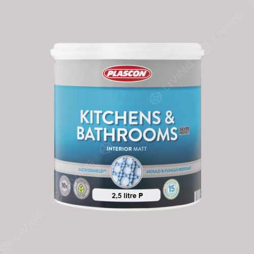 картинка Краска Plascon KITCHEN & BATHROOM цвет Off Shore арт.DC-17-50 от LIVING