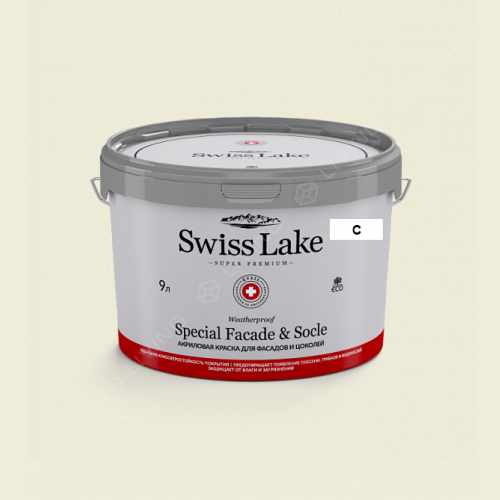 картинка Краска Swiss Lake Special Faсade & Socle цвет oyster cracker №2573 от LIVING