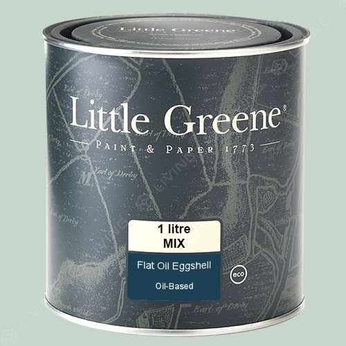 картинка Краска Little Greene Flat Oil Eggshell цвет Aquamarine Mid №284 от LIVING
