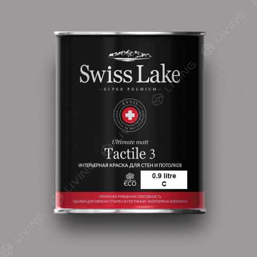 картинка Краска Swiss Lake Tactile 3 цвет DOWNPOUR №3010 от LIVING