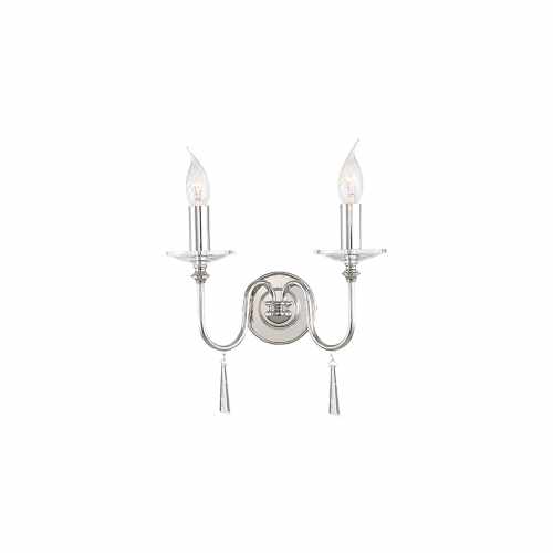 картинка Бра Elstead Lighting коллекция Finsbury Park, арт. FP2-POL-NICKEL (никель) от LIVING