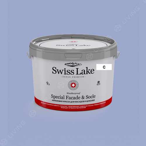 картинка Краска Swiss Lake Special Faсade & Socle цвет sapphire №1941 от LIVING