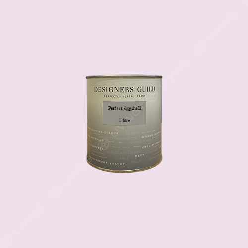 картинка Краска Designers Guild Perfect Eggshell цвет PINK PORCELAIN №147 от LIVING