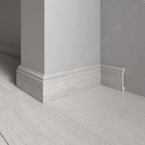 Плинтус Decor-Dizayn, светло-серый, арт. 701-89SH, коллекция Плинтусы 701, 240 х 10 х 1,6 см. Россия