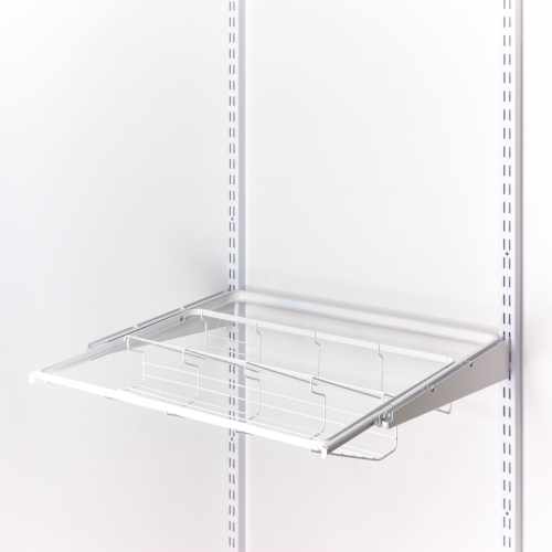 картинка Обувница выдвижная 2-х ярусная GARDIE 570х430мм., белый, арт. 0911 от LIVING