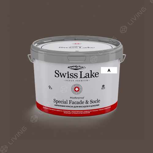 картинка Краска Swiss Lake Special Faсade & Socle цвет black horse №780 от LIVING