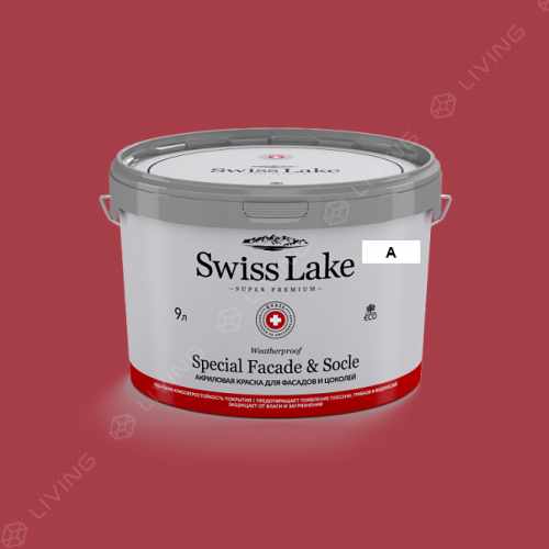 картинка Краска Swiss Lake Special Faсade & Socle цвет cochineal №1426 от LIVING
