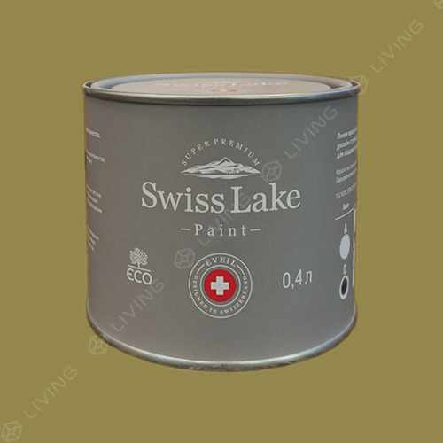 картинка Краска Swiss Lake Wall Comfort 7 цвет Toady green №2547 от LIVING