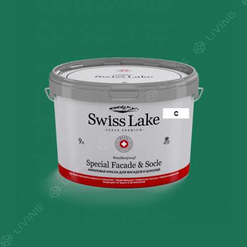 картинка Краска Swiss Lake Special Faсade & Socle цвет climbing ivy №2508 от LIVING