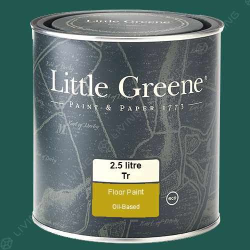 картинка Краска Little Greene Floor Paint цвет Mid Azure Green №96 от LIVING