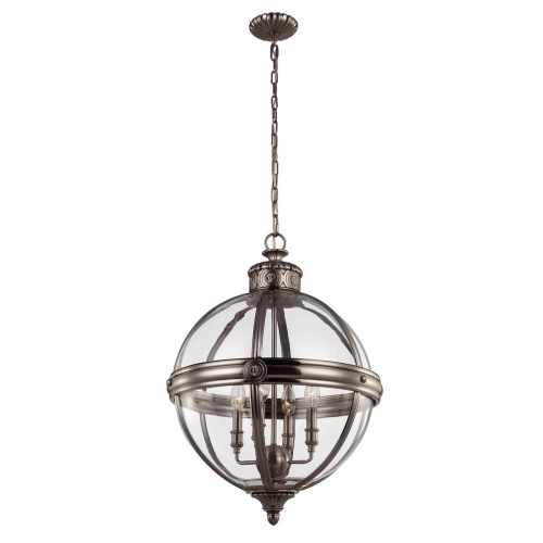 картинка Светильник Feiss коллекция Adams, арт. FE-ADAMS-4P-ANL (никель) от LIVING