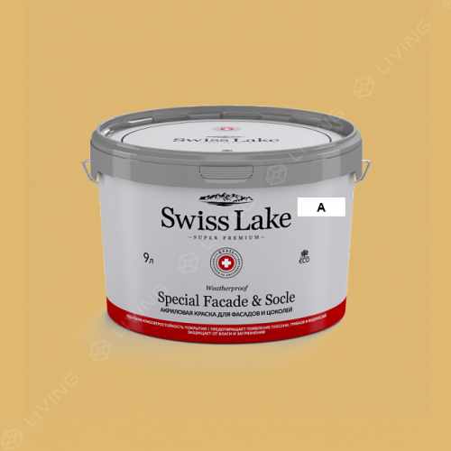 картинка Краска Swiss Lake Special Faсade & Socle цвет chunk of cheddar №994 от LIVING