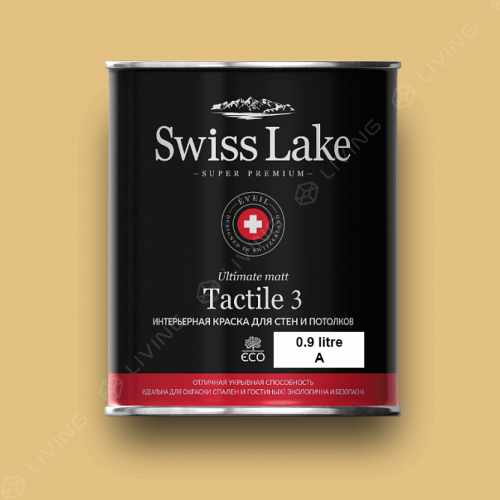 картинка Краска Swiss Lake Tactile 3 цвет Charlock №1040 от LIVING