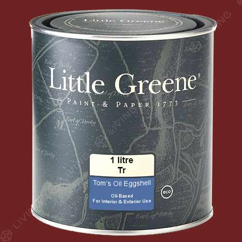 картинка Краска Little Greene Toms Oil Eggshell цвет Bronze Red №15 от LIVING