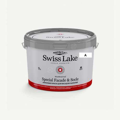 картинка Краска Swiss Lake Special Faсade & Socle цвет milk foam №45 от LIVING