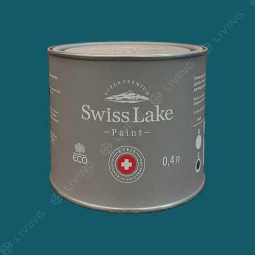 картинка Краска Swiss Lake Wall Comfort 7 цвет calypso №2306 от LIVING