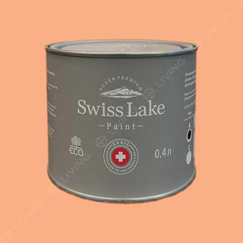 картинка Краска Swiss Lake Wall Comfort 7 цвет CHIC PEACH №1179 от LIVING