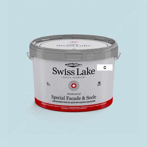 картинка Краска Swiss Lake Special Faсade & Socle цвет VERIDIAN GREEN №1996 от LIVING