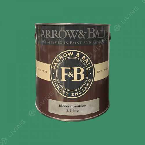 картинка Краска Farrow&Ball Modern Emulsion цвет Verdigris Green №W50 от LIVING