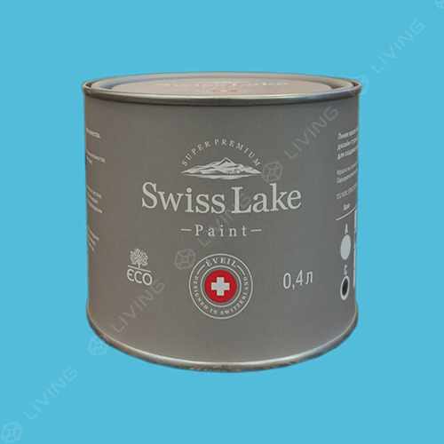 картинка Краска Swiss Lake Wall Comfort 7 цвет blue malachite №2124 от LIVING