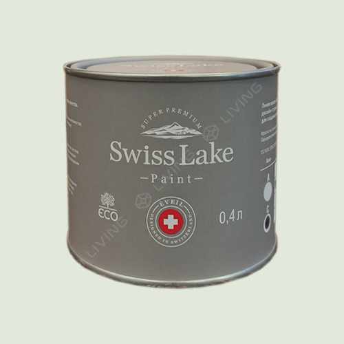 картинка Краска Swiss Lake Wall Comfort 7 цвет celery ice №2453 от LIVING