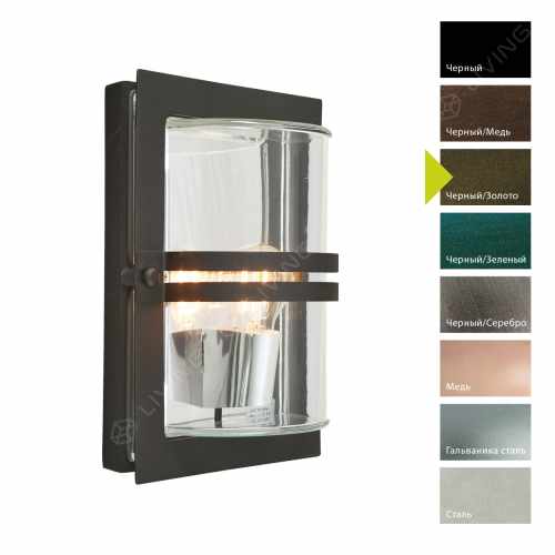 картинка Фонарные столбы Norlys коллекция Basel, арт. 660BD (черный, золото) от LIVING