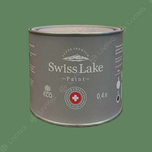 картинка Краска Swiss Lake Wall Comfort 7 цвет soft MOSS №2712 от LIVING