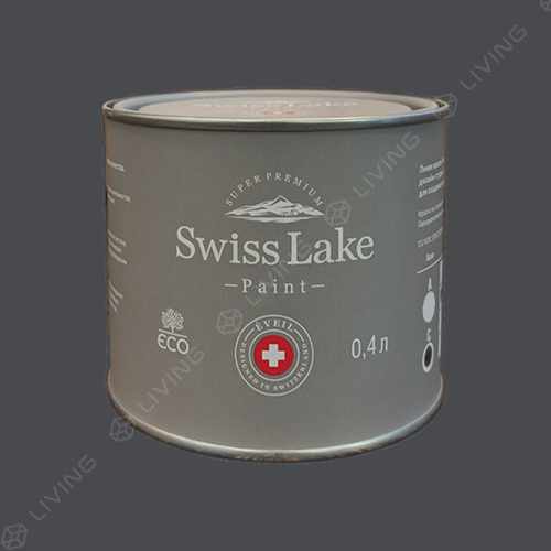 картинка Краска Swiss Lake Wall Comfort 7 цвет cosmic black №2991 от LIVING