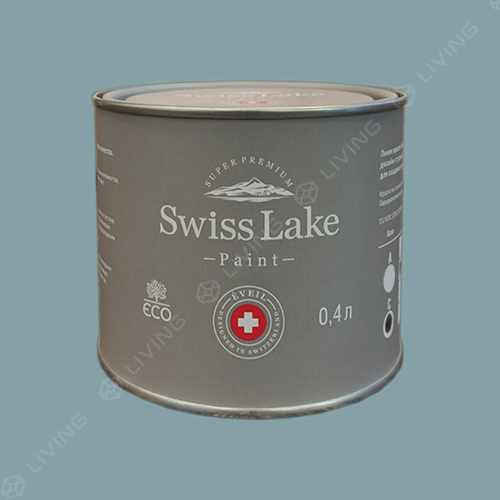 картинка Краска Swiss Lake Wall Comfort 7 цвет frosty nignt №2280 от LIVING