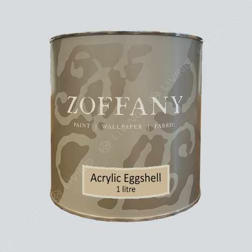 картинка Краска ZOFFANY Acrylic Eggshell цвет QUARTER QUARTZ GREY от LIVING