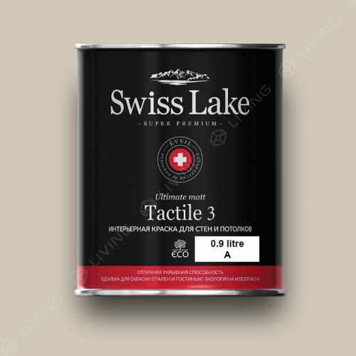 картинка Краска Swiss Lake Tactile 3 цвет Calm №449 от LIVING