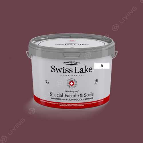 картинка Краска Swiss Lake Special Faсade & Socle цвет plum fruit №1406 от LIVING