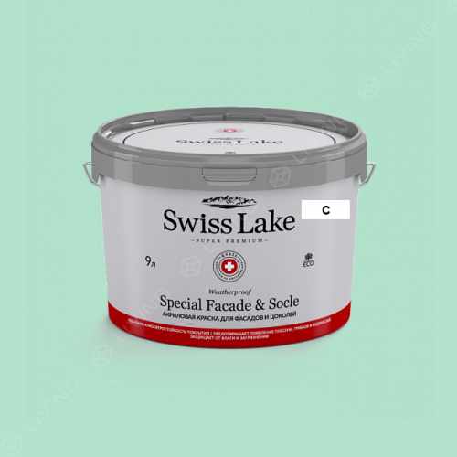 картинка Краска Swiss Lake Special Faсade & Socle цвет green colar  №2332 от LIVING