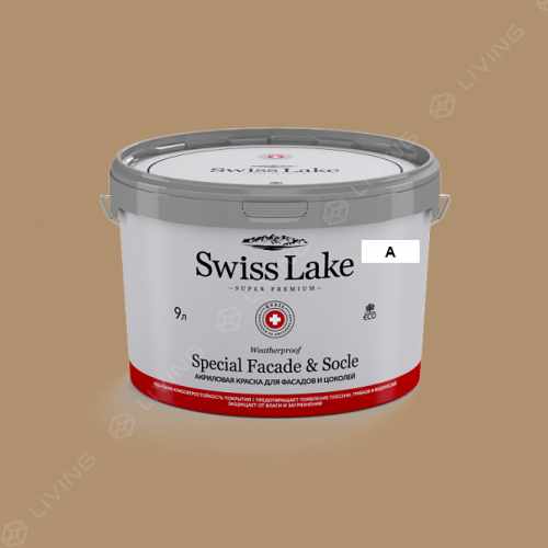 картинка Краска Swiss Lake Special Faсade & Socle цвет new chestnut №868 от LIVING
