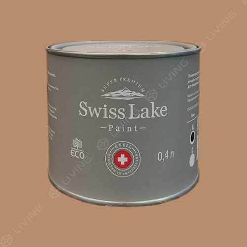 картинка Краска Swiss Lake Wall Comfort 7 цвет hazelnut Latte №855 от LIVING